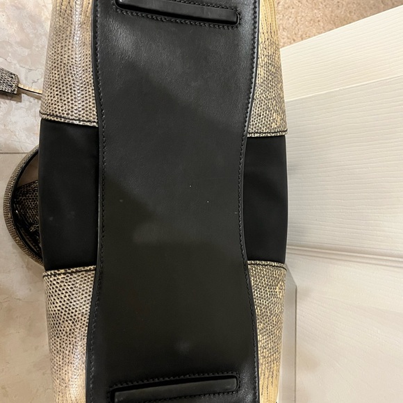 Authentic Prada Python Tessuto Leather Satchel - Picture 12 of 12